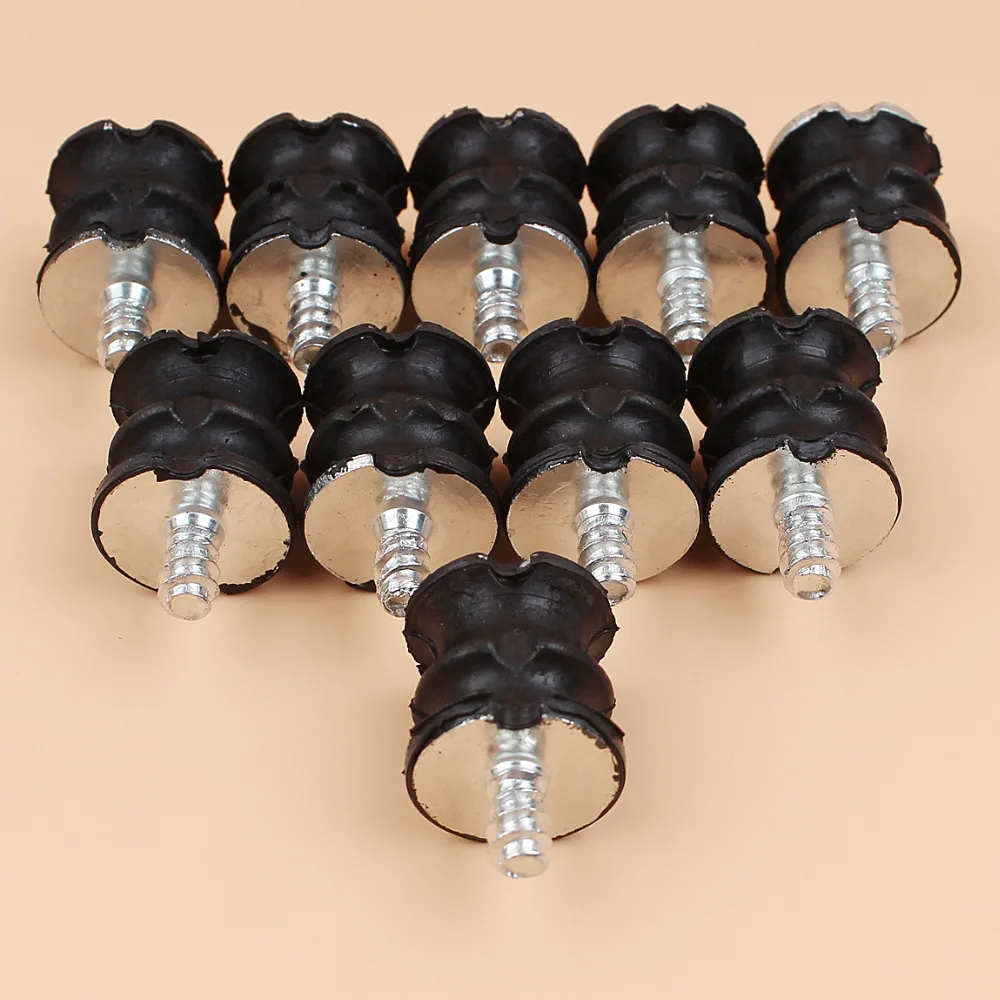 10Pcs/lot Annular Isolator Buffer Mount Kit Fit HUSQVARNA 136 136LE 137 137E 141 141E 142 142LE Chainsaw Spare Parts