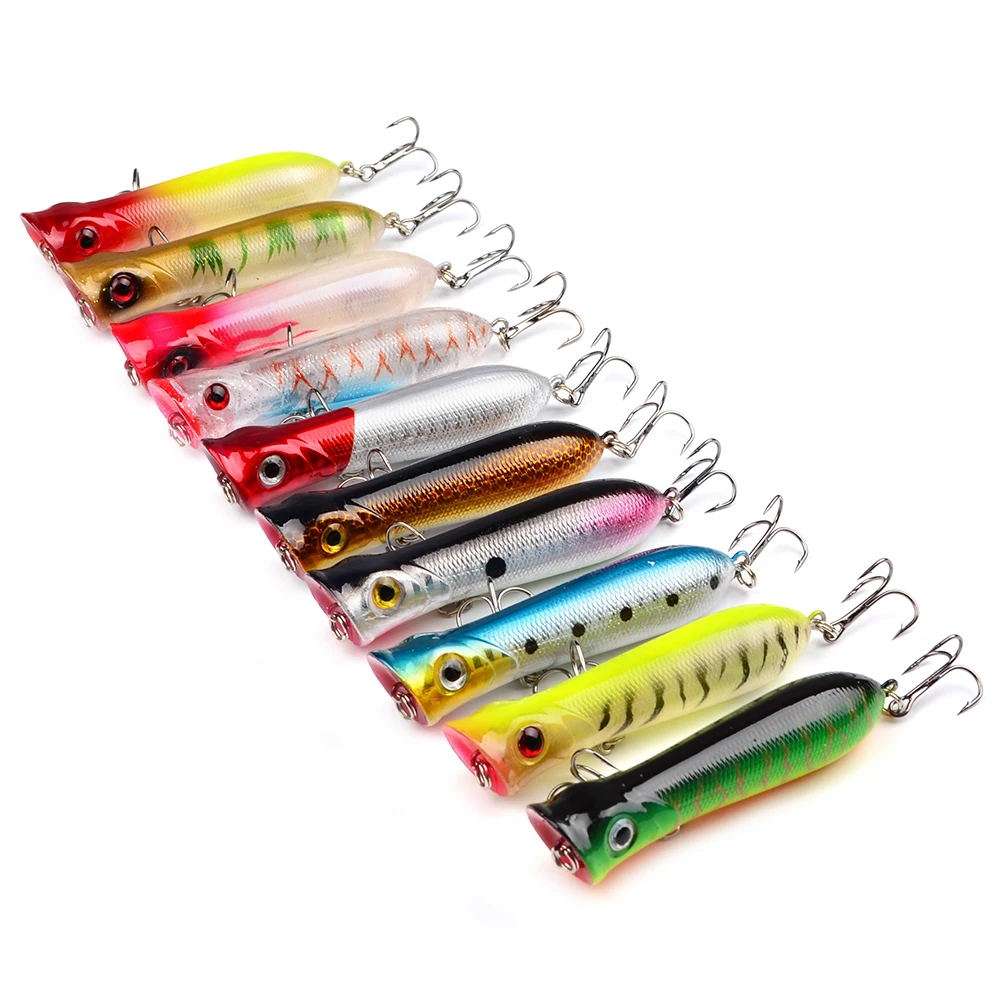 Popper Angeln Köder Wobbler 8cm 11,6g Schwimm Isca Künstliche Harten Köder Crankbait Bass Hecht Pesca Japan Karpfen Angeln angelgerät