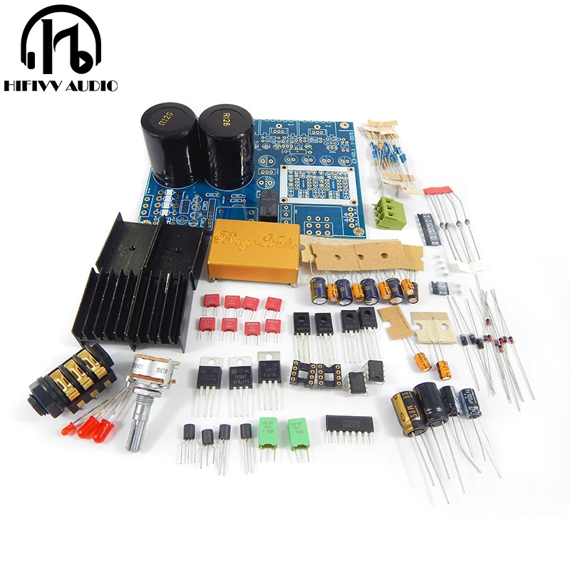 A1 Headphone Amplifier DIY Kit Chassis Amplifier Module Based Beyerdynamic BD139 BD140