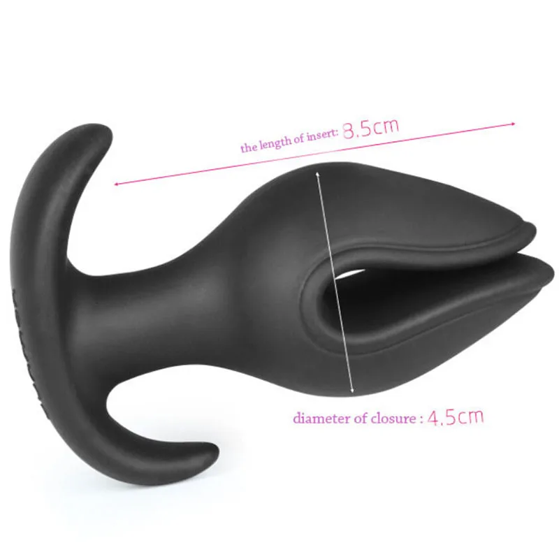 Soft Silicone V Port Anal Plug SM Toys Opening Butt Plug Speculum Prostate G-spot Massage Anal Sex Toys Faloimitator Woman O4