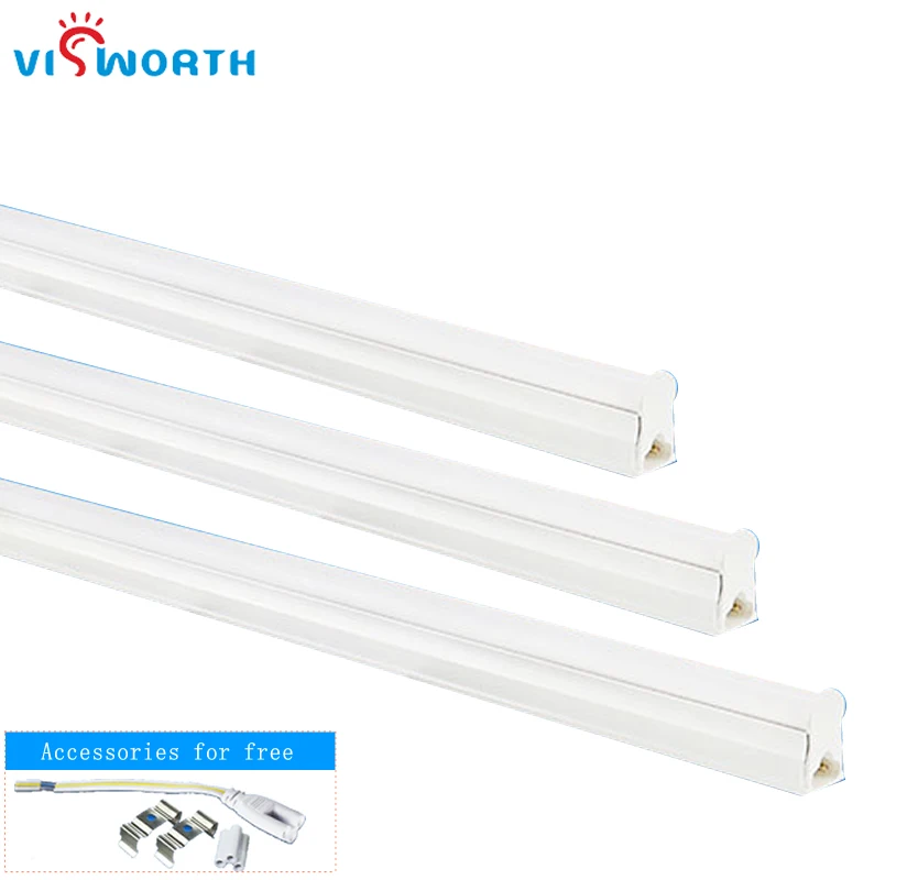 

(10pcs/lot)7W 12W Led Tube T5 300MM 600MM Led Light 0.3M 0.6M AC 110V 220V 240V SMD2835 Spotlight Warm Cold White For LivingRoom