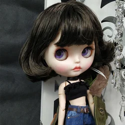ICY DBS Blyth doll 1/6 Joint Body hand painted matte face white skin Handsome black short hair suit 30cmBJD SD gift AB hand set