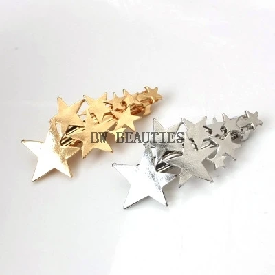 500Pcs/Lot Fashion Women's Girl Five-pointed Star Hair Clip Hair Accessories Wholesale Free Shipping