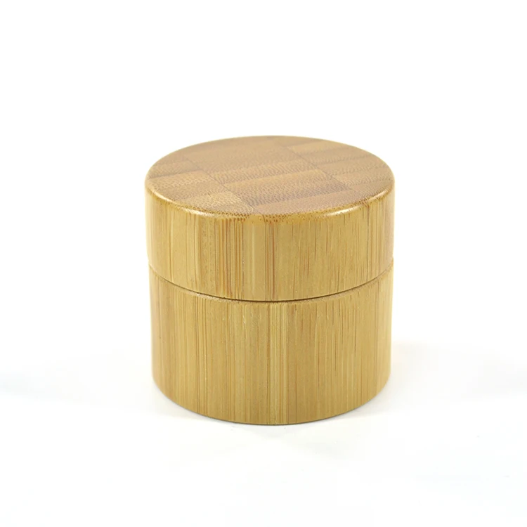 

10pcs*30g Jar Empty Cosmetics Cream Packing Bottle Bamwooden perfume bottle bamboo body care cream jar with PP inner