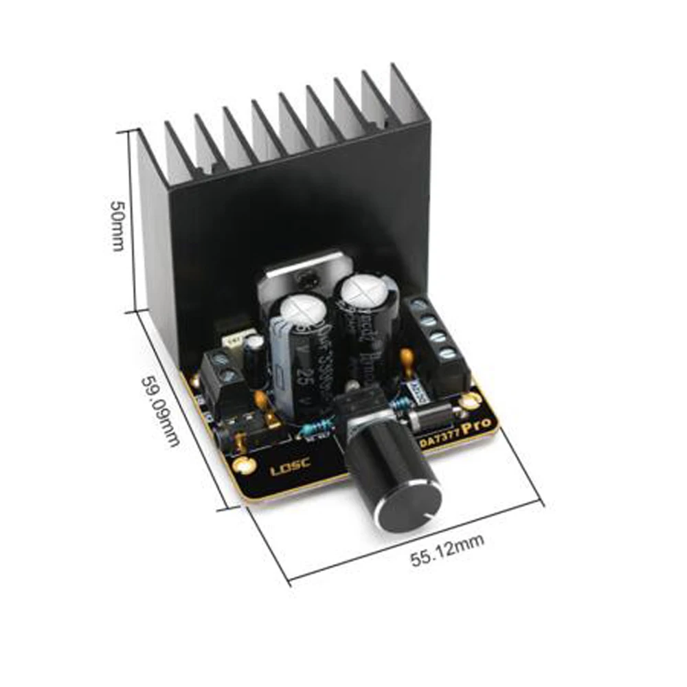 Módulo amplificador diy tda7377 placa amplificadora de potência 12v canal duplo estéreo 30w * 2 amplificador automotivo