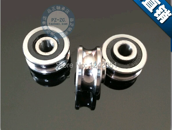 1 szt. SG15 U rowek uszczelnione łożyska kulkowe 5x17x8mm łożysko prowadnica rolkowa gąsienicowe (jeden rząd kulki)