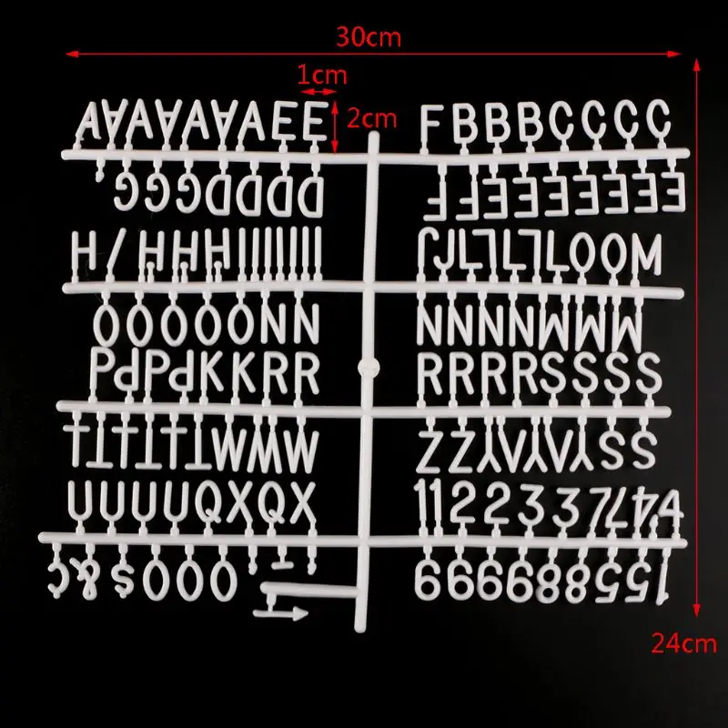 ตัวอักษรสำหรับ Felt Letter Board 290ชิ้นตัวเลขสำหรับกระดานจดหมายเปลี่ยนได้