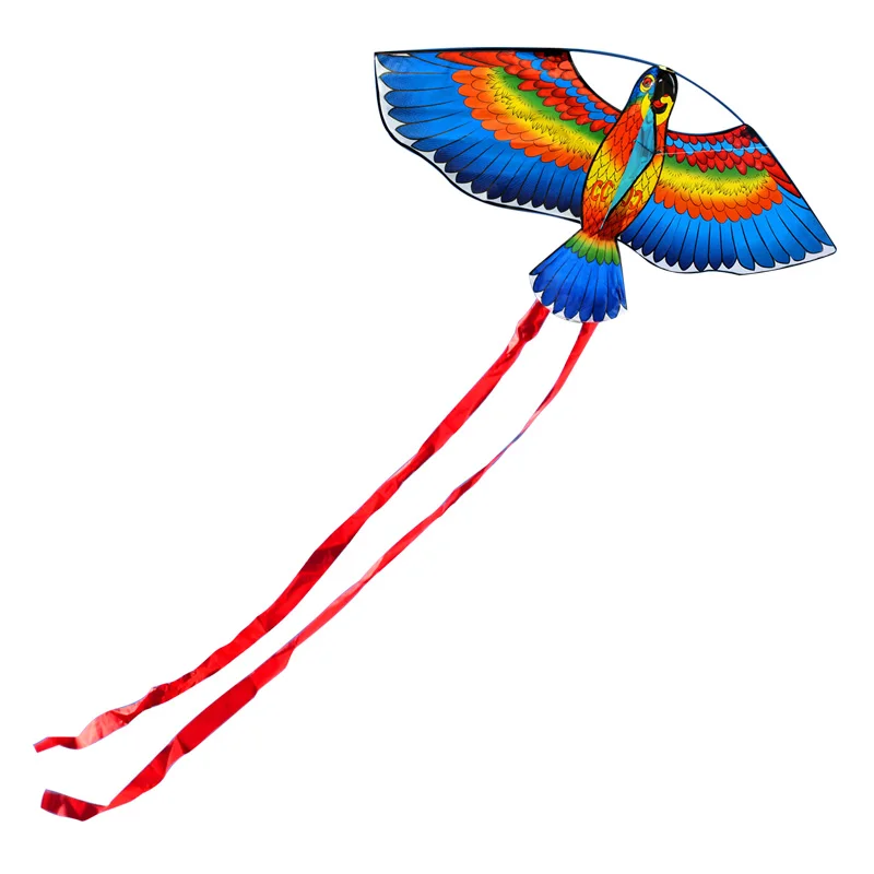 Outdoor Fun Sports New Arrive 110cm/43inches Parrot Kite/ Animal Kites With Handle & Line Good Flying