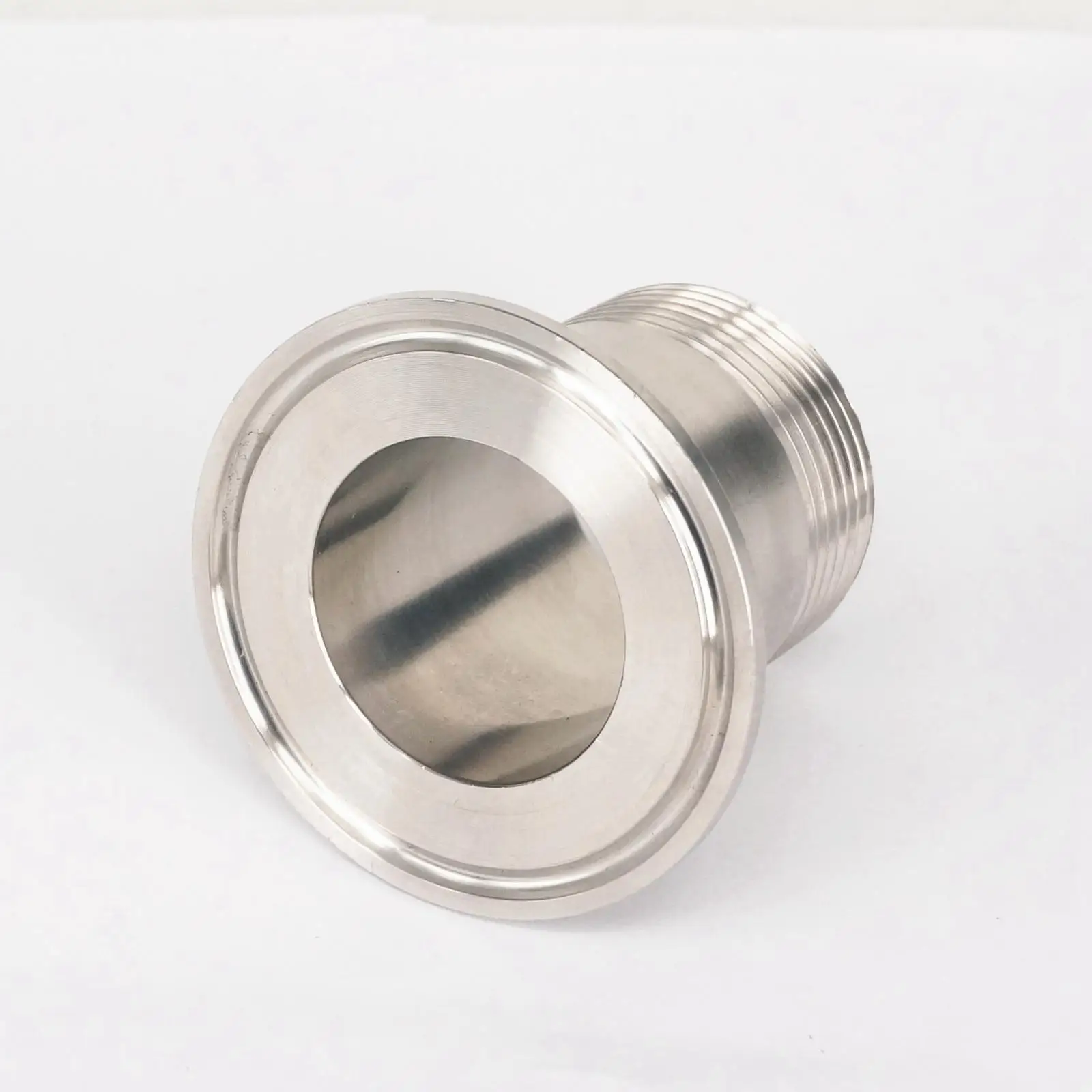 

DN32 1-1/4" BSPT Male x Ferrule O/D 64mm Tri Clamp 2" 304 Stainless Steel Sanitary Pipe Fitting For Homebrew Wine