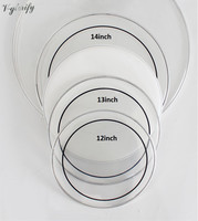 Transparent double drum skin drum head the outermost layer of skin sound controlled 12-13-14inch