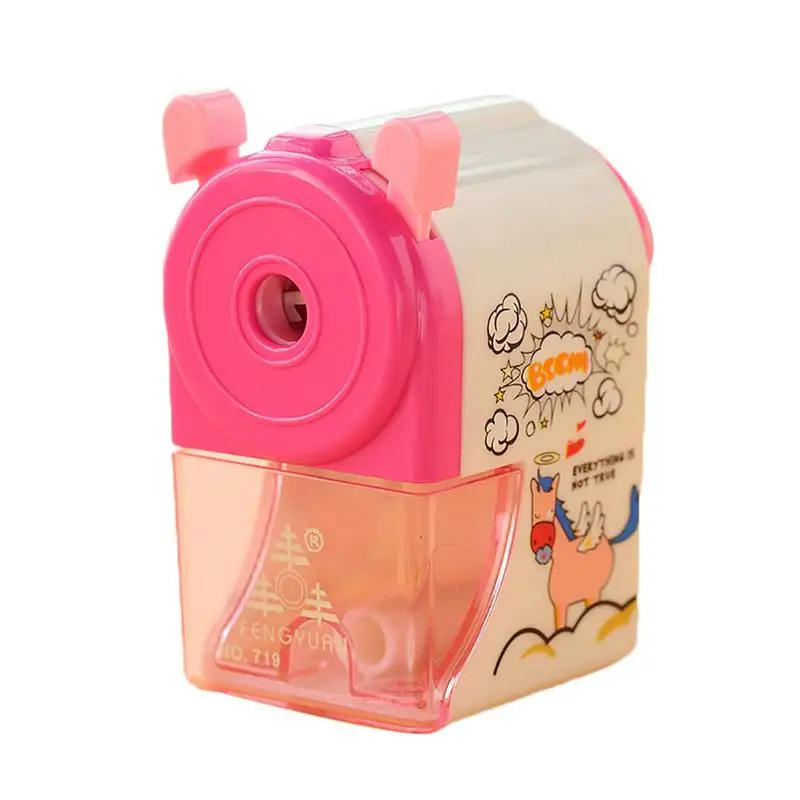 MIRUI Creative Multicolor Hand Crank  Sharpener Cute Cartoon Pencil Sharpener For Kid Student Stationery School Office Supplies