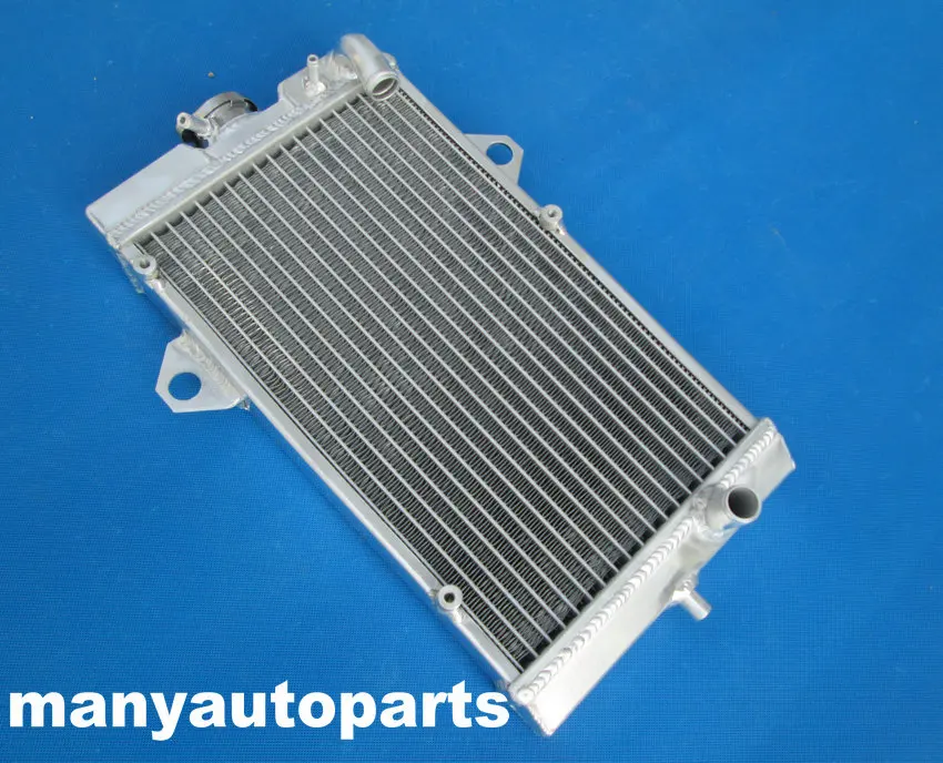 لياماها رابتور 700 YFM700 YFM700R 2006-2013 2007 2008 2009 2010 2011 2012 مشعاع ألومنيوم وخرطوم أزرق