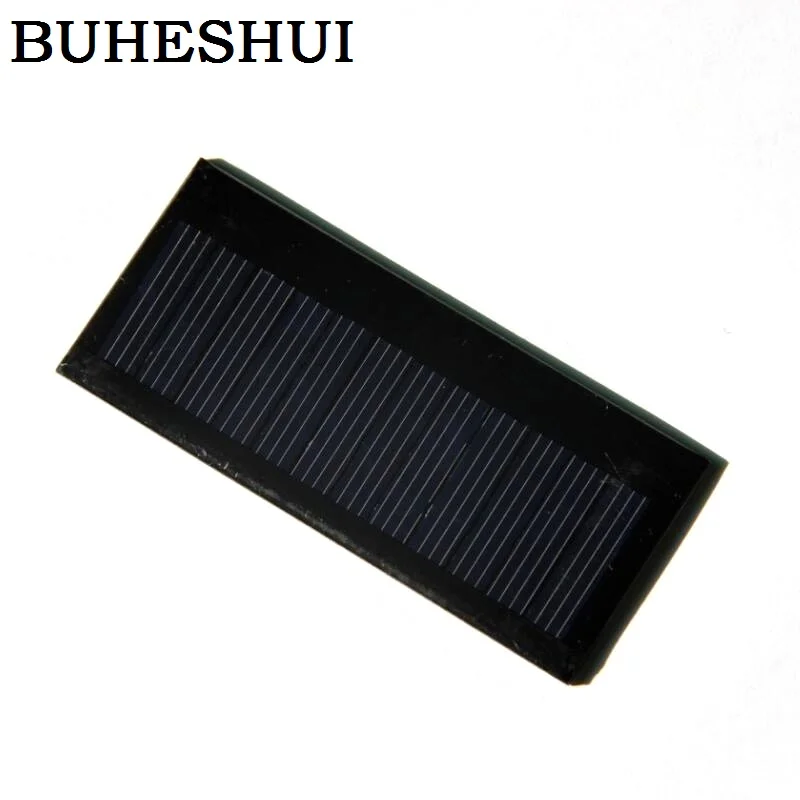 BUHESHUI 0.3W 5.5V 54MA Cellule Solaire Panneau Solaire DIY Chargeur Pour 3.7V Batterie Polycristallin Époxy 86*38MM1 0 pcs/lot Livraison Gratuite