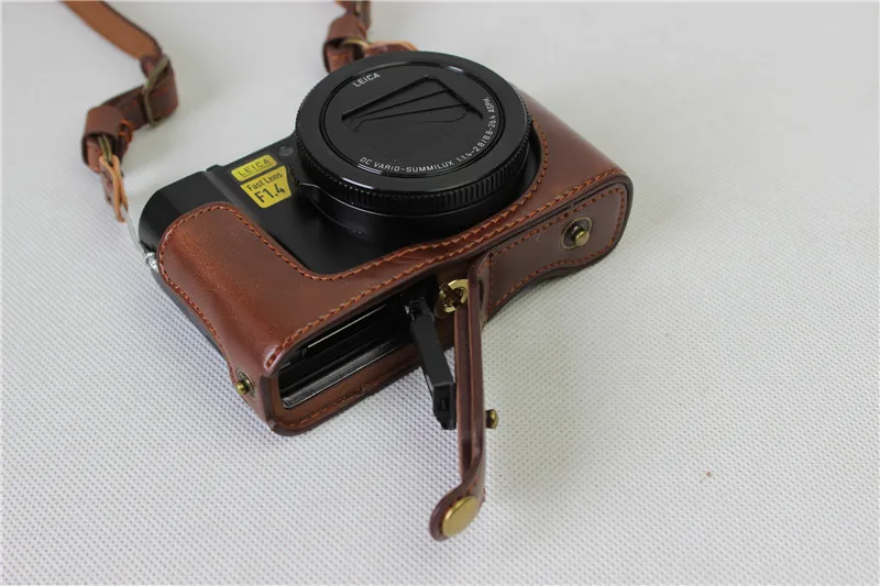 جديد حقيبة كاميرا فاخرة الحال بالنسبة لباناسونيك LX10 LUMIX LX10 DMC-LX10 كاميرا فيديو الغلاف فتح البطارية