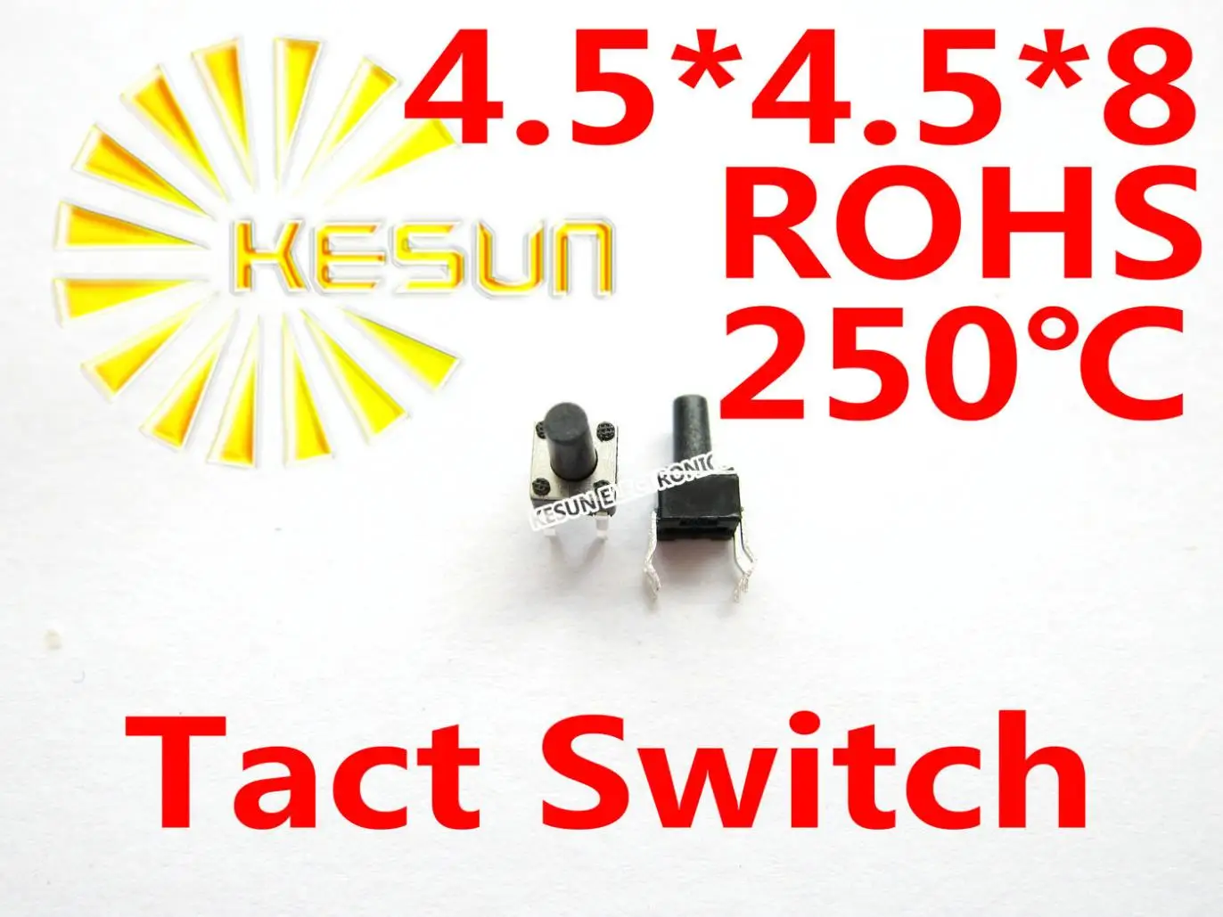 

FREE SHIPPING 1000PCS 4.5X4.5X8 DIP Tactile Tact Mini Push Button Switch Micro Switch Momentary ROHS