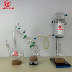 Frascos de destilación de trayectoria corta para experimentos químicos, equipo de laboratorio de EE. UU., 2L/5L, Envío Gratis, existencias disponibles