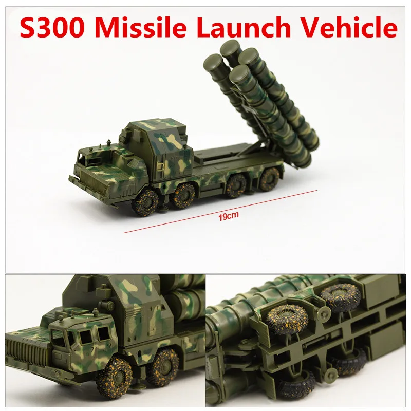 

1:72 alloy car models, high simulation S300 missile launch vehicle model, plastic diecasts, toy vehicles, free shipping