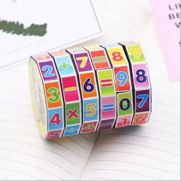 Hot Sale Educational Magic Cube Toys for Training Kids Math Learning Math Toys Puzzle Game Gift