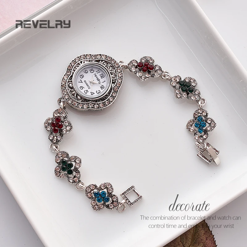 QINGXIYA Women Fashion Watch Creative Lady Casual Watches  Diamond Bracelet Stylish Desgin Silver Quartz Watch For Women