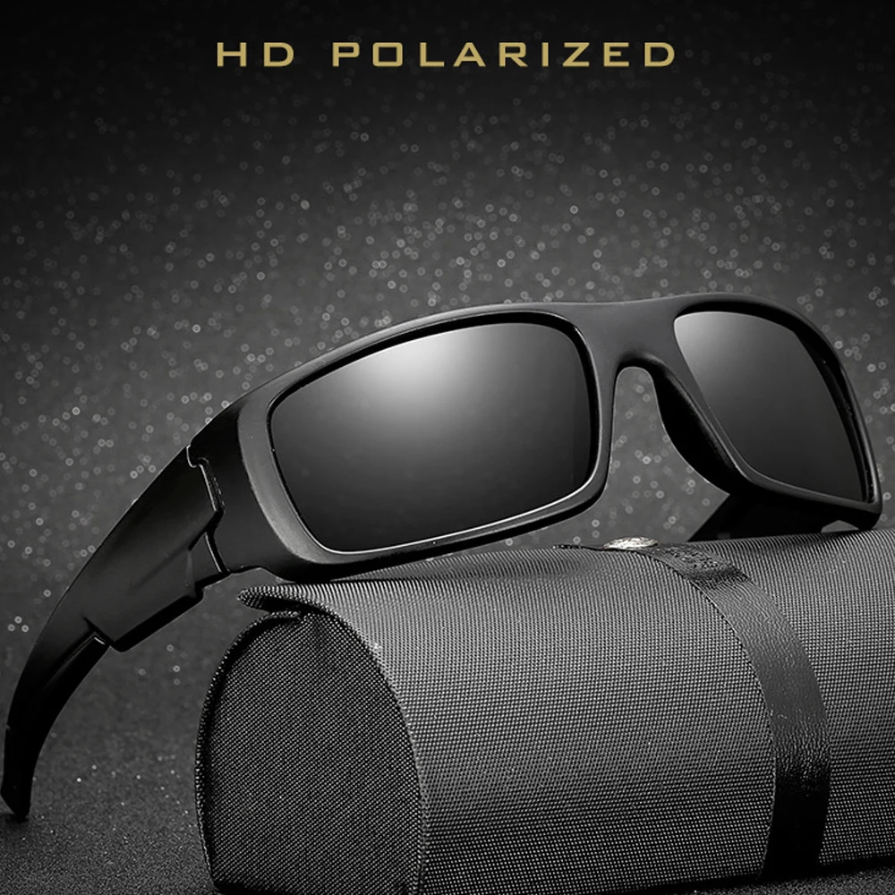 Luxury Polarized Sunglasses Men Women Brand Designer Retro Driving Shades Male Sun Glasses For Men Square Sunglass Mirror Oculos