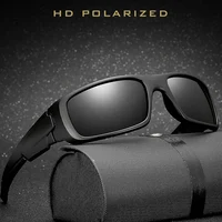 Gafas de sol polarizadas de lujo para hombre y mujer, lentes de sol Retro de diseñador de marca para conducir, gafas de sol cuadradas para hombre, gafas de sol con espejo