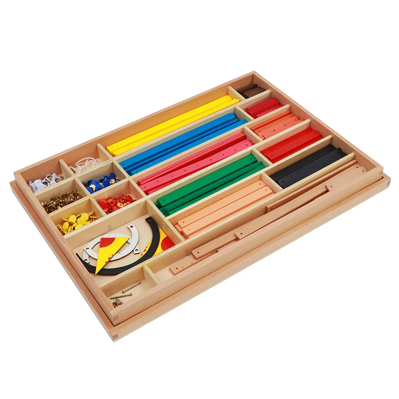 Montessori Kids Toy Geometric Stick Material Early Childhood Preschool Brinquedos Juguets