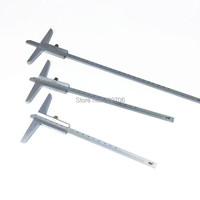 High Quality 0-50mm 150mm 200mm 300mm Depth Vernier Caliper 0.02mm 0-150mm 0-200mm 0-300mm Depth Gauge Depth Measuring Tool