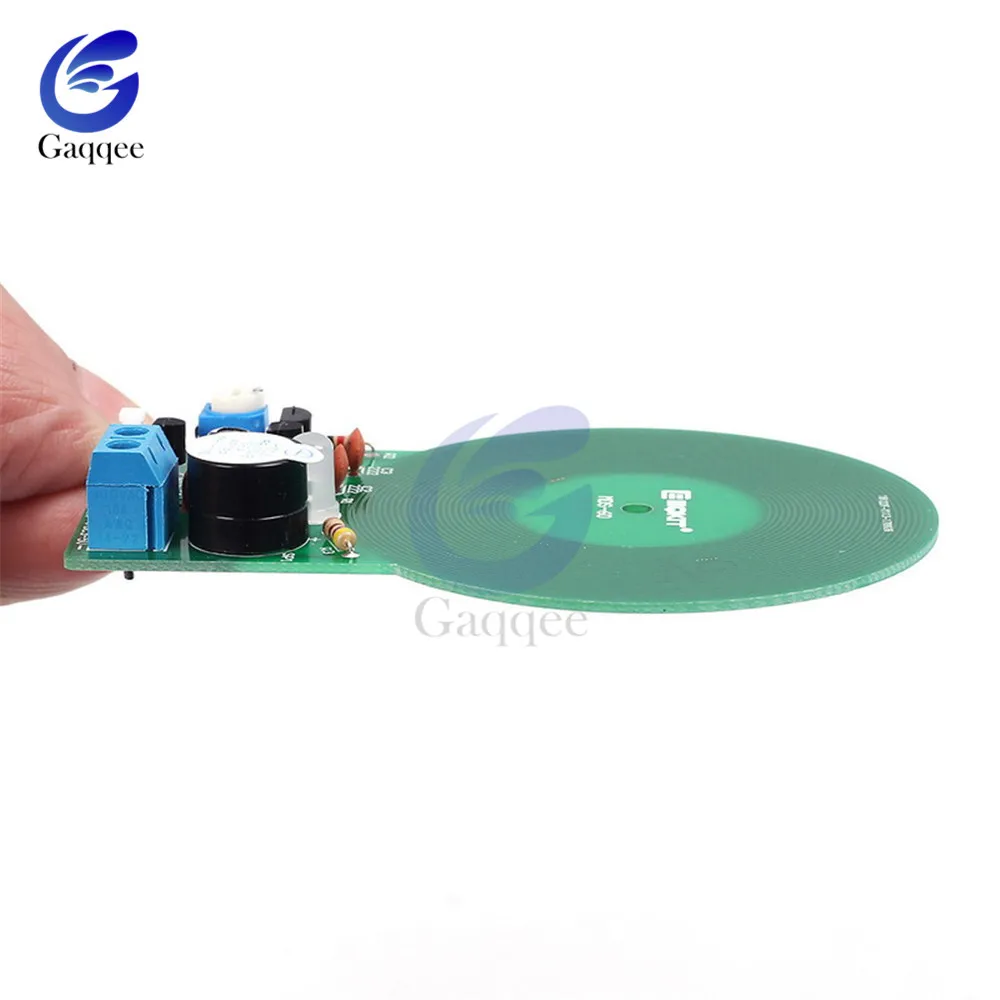 DC 3V-5V Metal Detector Electronic 60mm Non-contact Sensor Board Module Electronic Part Metal Detector With Battery Case DIY Kit