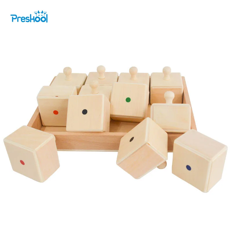 Montessori Auditory Box Montessori teaching aids wooden toys Kindergarten sound identification children early education puzzle