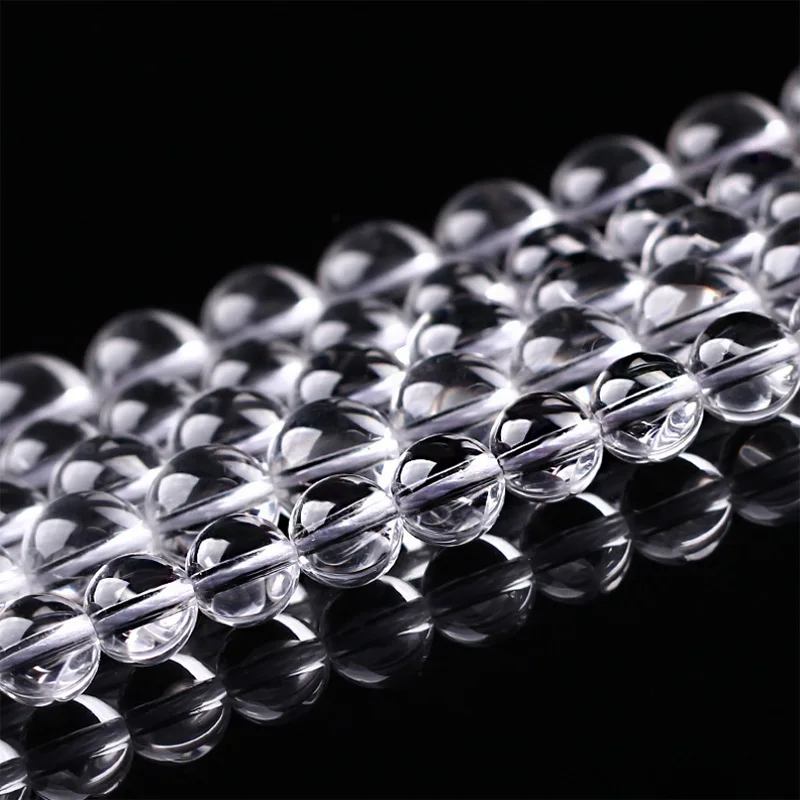 Top quality white transparent glass ball round crystal beads Loose beads Selectable 2/3/4/6/8/10/12/14/16/18/20MM H428