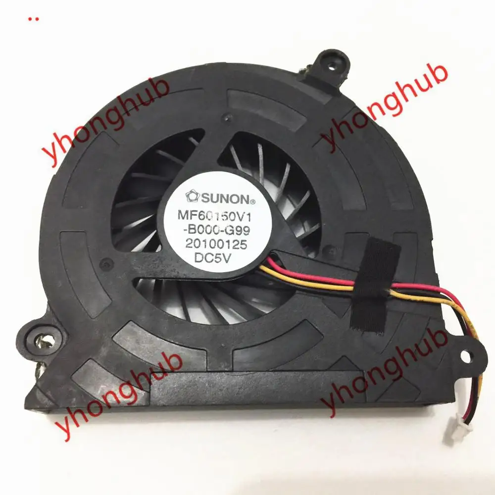 

SUNON MF60150V1-B000-G99 DC 5V 2.0W 3-Wire Server Cooling Fan