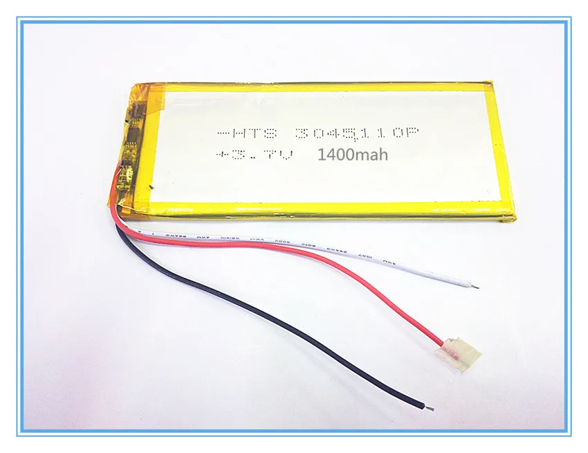 3,7 V, 1400mAH 3045110 полимерный литий-ионный/литий-ионный аккумулятор для модели самолета, GPS, mp3, mp4, сотового телефона, динамика, bluetooth