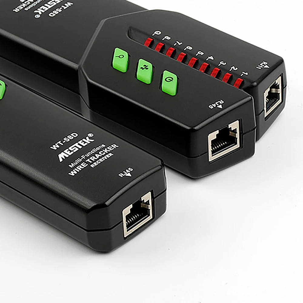 Imagem -03 - Rede Cabo Detector Tester com Lanterna Telefone Wire Tracker Interferência Nvc ac Tensão Tester Line Finder