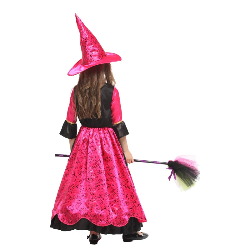 Nowy Rok Boże Narodzenie Karnawał Wielkanoc Halloween Kostium czarownicy dla dzieci Dziewczyny Sala balowa Fancy Dress Dzieci Księżniczka Cosplay Ubrania