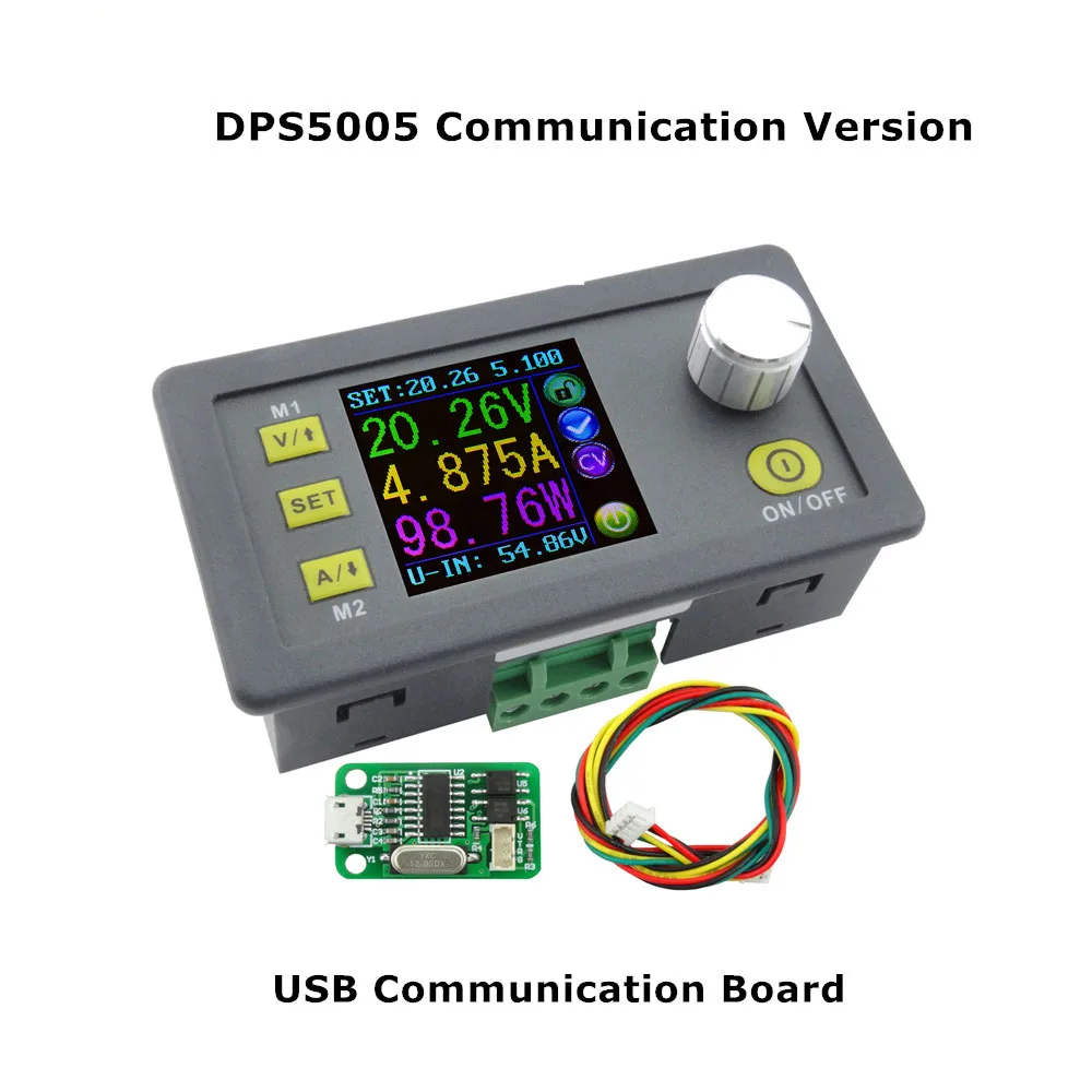 DPS5005 Communication Function Constant Voltage current Step-down Power Supply module buck Voltage converter voltmeter 50V 5A