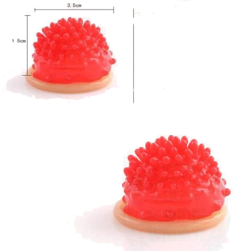 12Pcs VIBRATOR CONDOM Ultra Thin Spike Dotted Stimulate Latex Lubricated SLEEVE Sex Greater Pleasure Adult Sex products for Men view 5