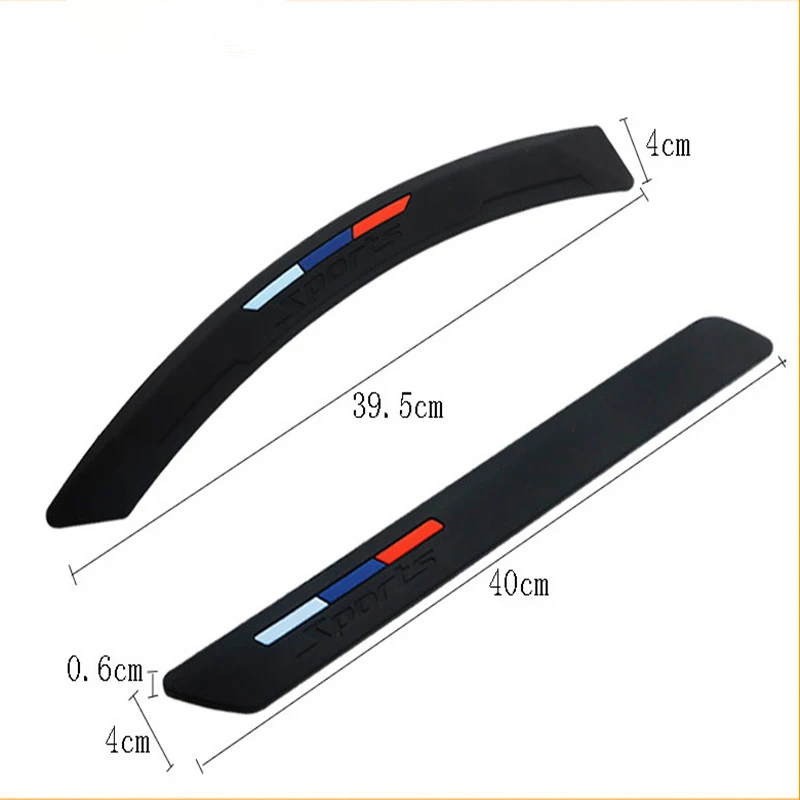 Car Wheel Eyebrow Protection Front Rear Body Bumper Protector Car Styling For Toyota corolla rav4 camry prius hilux verso Yaris