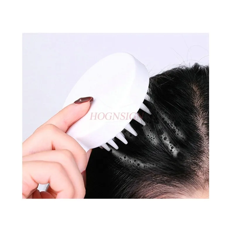 Shaved Head Comb Hair Combs Round Adult Anti Itch Massage Hairs Care Silicone Shampoo Brush Household Bath Manual Massager