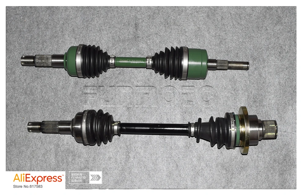 

The front left and rear right drive shaft suit for CFX8 ATV the parts number is 9010-270100-50000/7020-280200-1