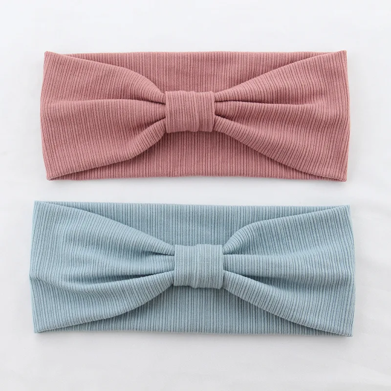 

10pcs 2018 New Arrive Women Headband Elastic Hair Bands Knot bows Turban Girls Hairbands knitted Yoga Headwrap Haar Accessories