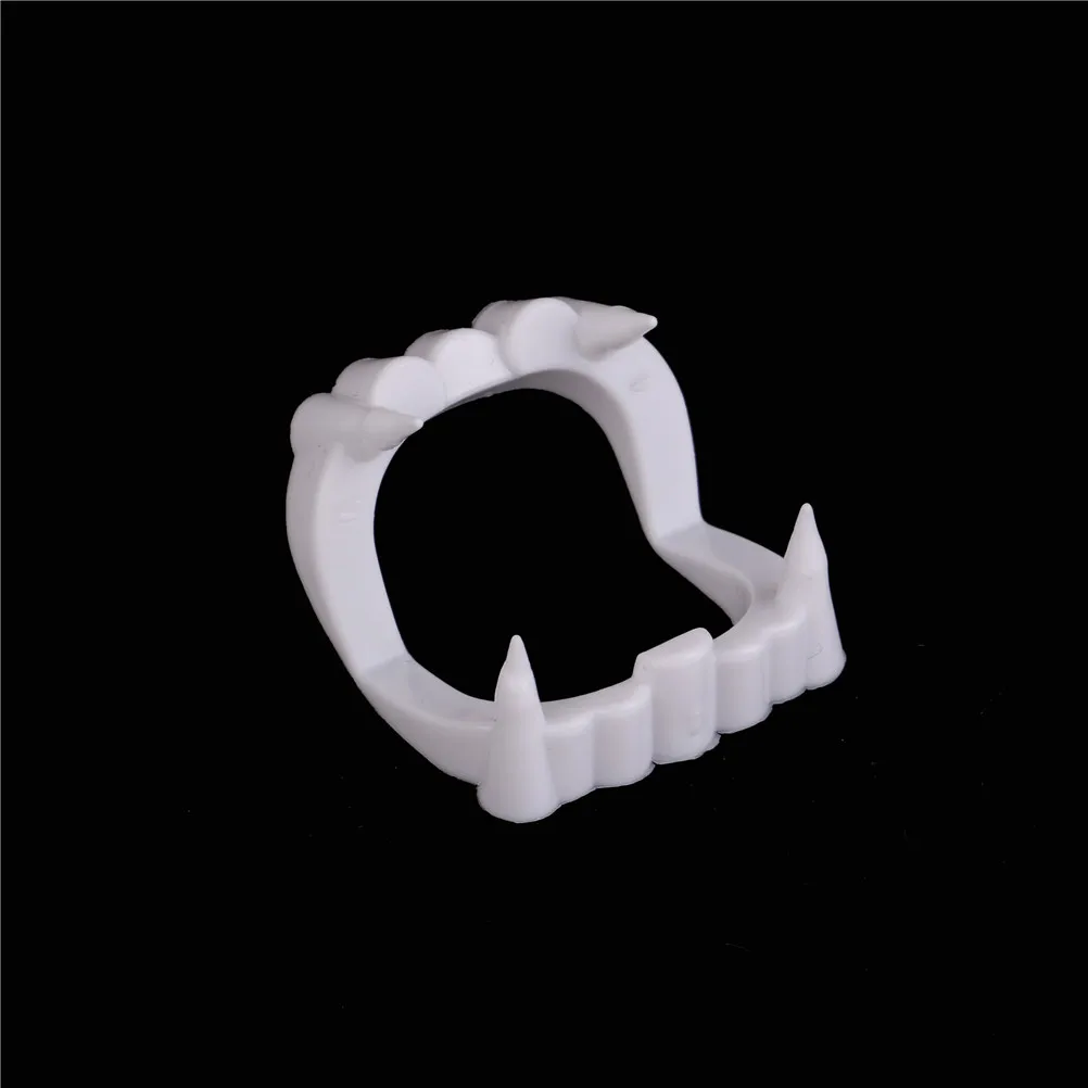 1pc Luminous Vampire Fake Teeth Dracula Teeth Halloween Monster Werewolf Zombie Fangs Halloween Masquerade Cosplay Costume Prop