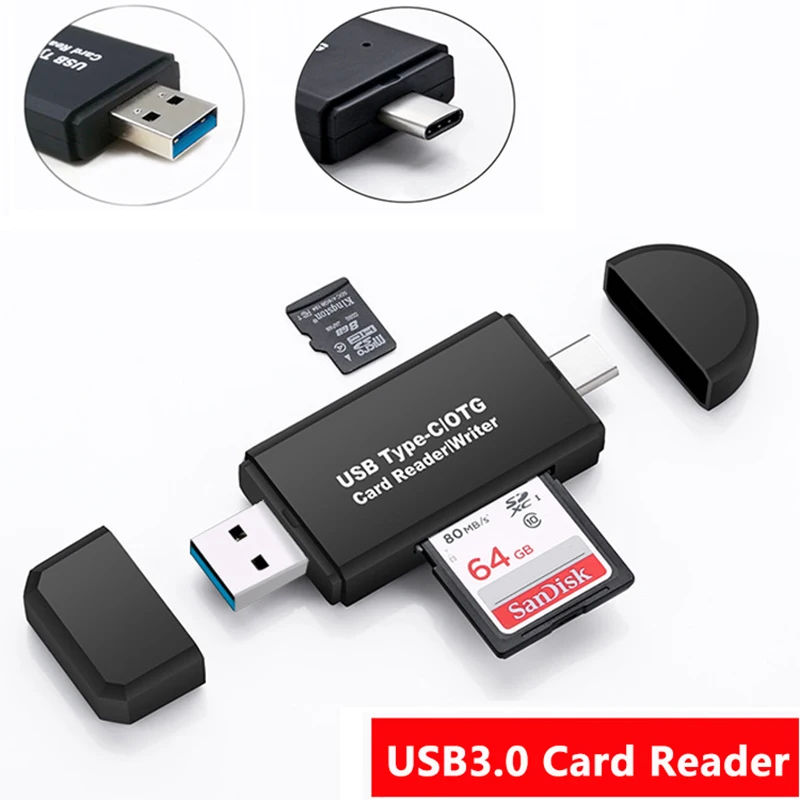 

micro sd card reader usb 3.0 OTG Card Reader High-speed USB Universal TF/SD Card Reader for smart phone Computer Dropshipped