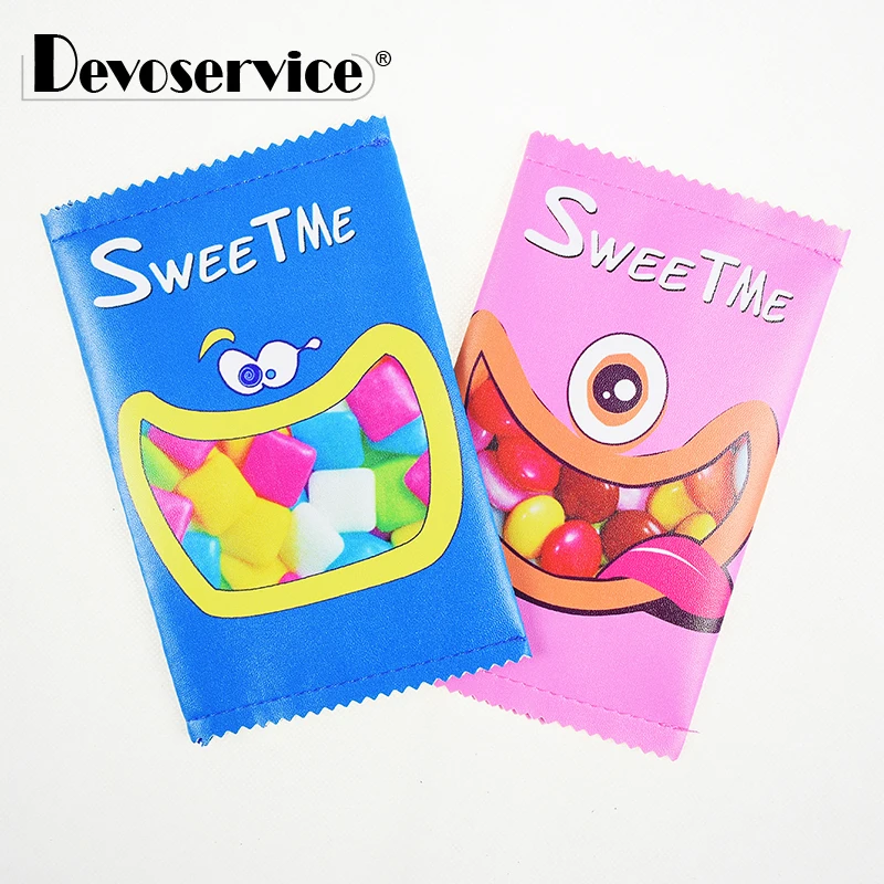 Creative Snacks Pencil Case Cute Pencil Bag Kawaii Fun Snack Stationery Bag Pencil Case Leather Pen Bag Cute Stationery Pouch