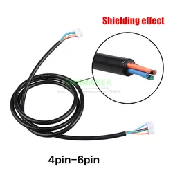1meter/2 meter NEMA 17 Stepper Motor Cable Line 4-6Pin XH2.54 DuPont Head Extensive Wire Motor With Shield