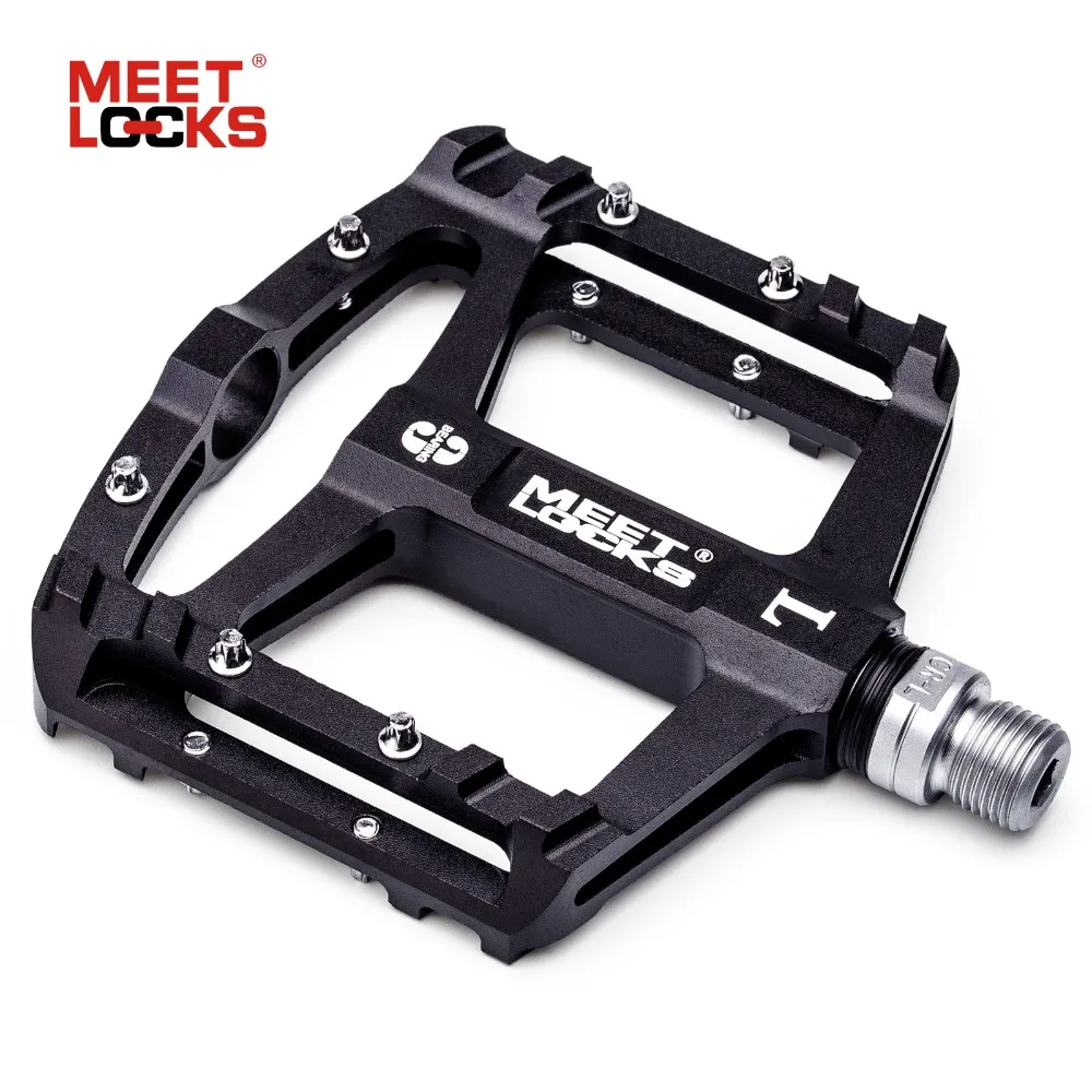 

MEETLOCKS Three Sealed Bearing Bicycle Pedal Ultralight Aluminum Alloy Nonskid Bike Pedals Cycle Treadle Bicycle Accessories