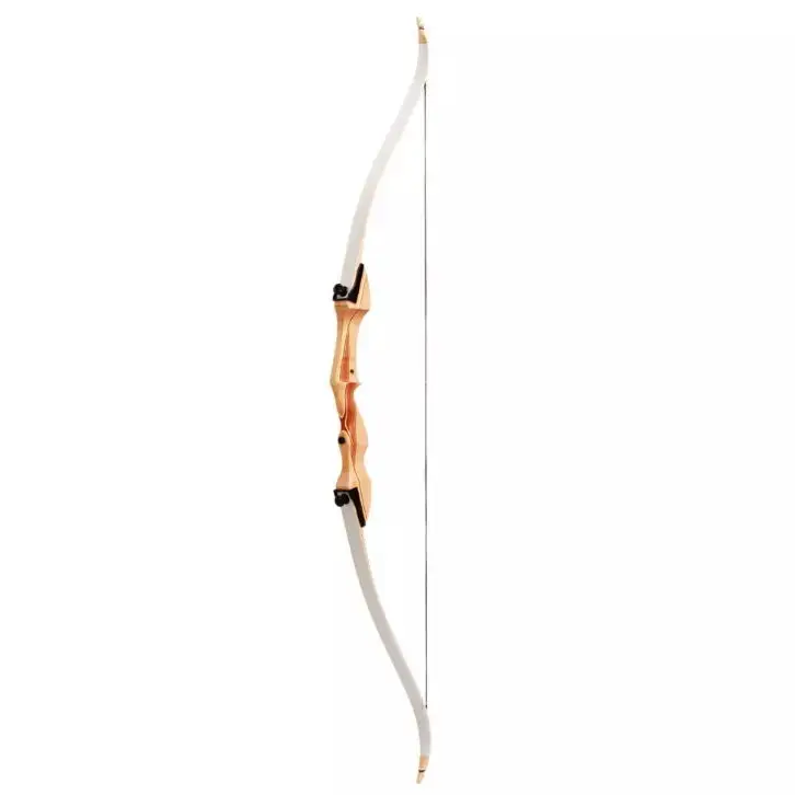 

54inch Wooden Riser Takedown Recurve Bow For Shooting Training 12-20lbs