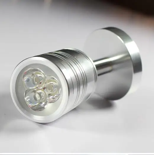 Mini holofote led para teto, luminária com lâmpadas led de 1w, 3w e 5w