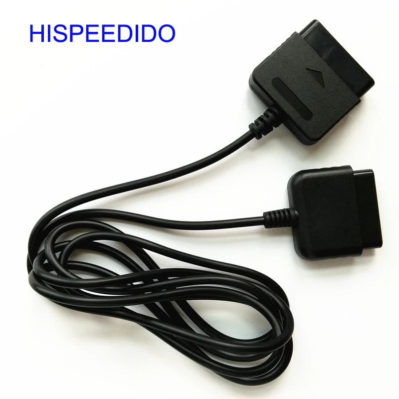 HISPEEDIDO 100pcs/lot 1.8m Dance Pad Wheel Gun Extension Cable For Sony Playstation  PS2 Controller cord lead  Console