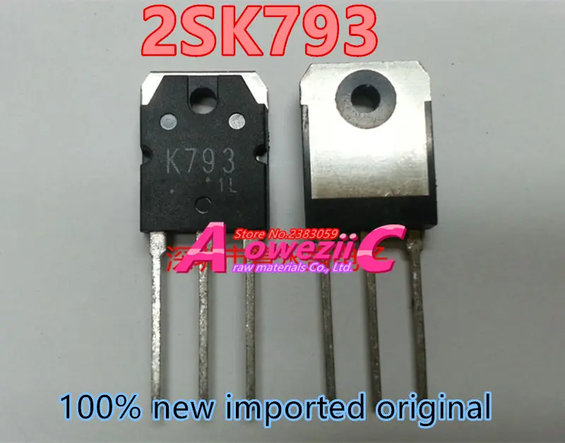 

Aoweziic 100% new imported original K793 2SK793 TO-247 N channel field effect 5A 850V 150W