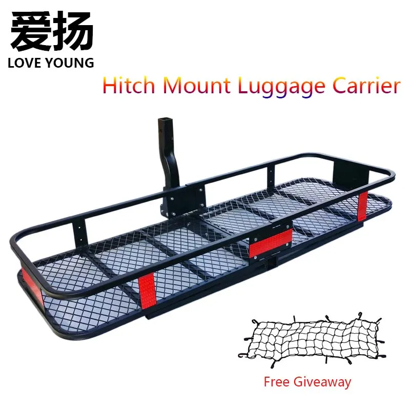 Love Young SUV cross-country modification car rear luggage frame hitch mount luggage carrier/Trailer frame On-board cargo rack